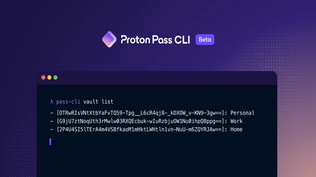 Proton Pass CLI