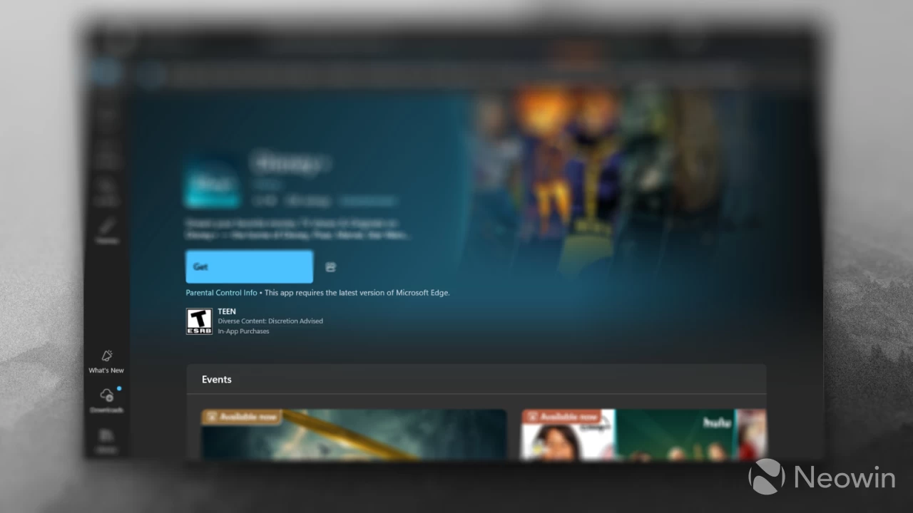 The Microsoft Store app in Windows 11
