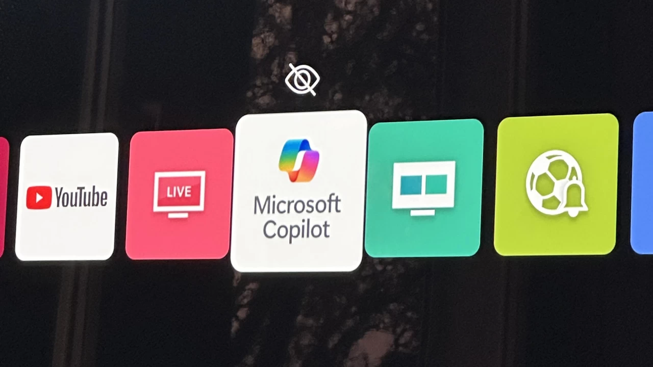 Copilot on LG TV