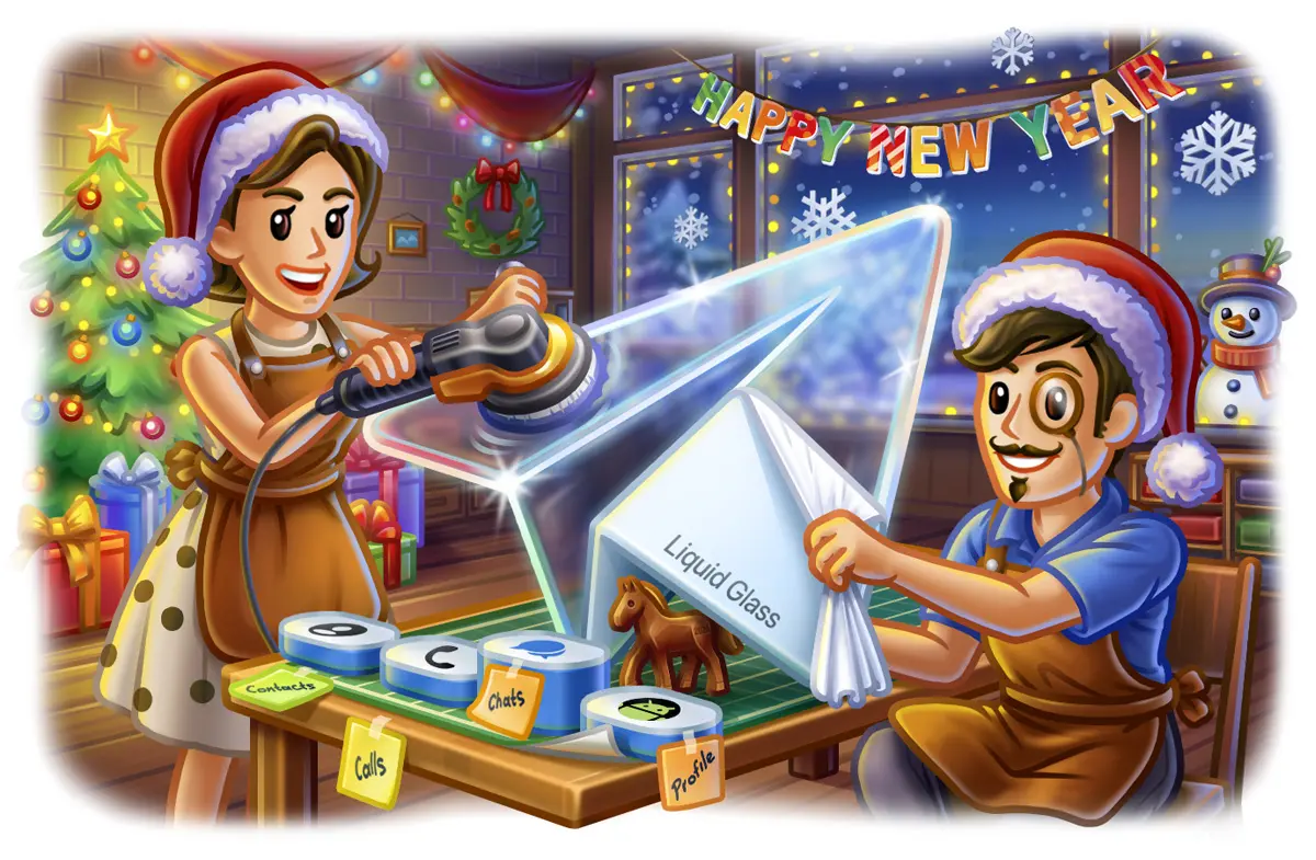 The latest telegram update with Liquid Glass and AI summaries