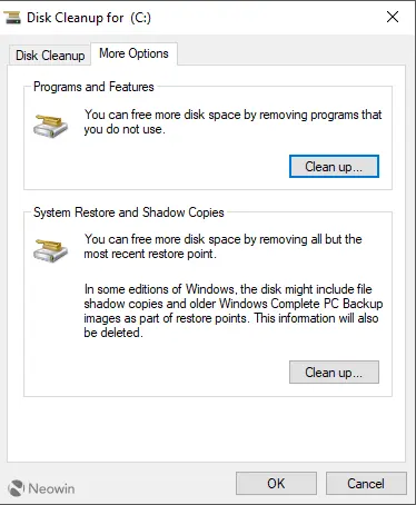 डिस्क जागा वाचवण्यासाठी Windows 11 आणि 10 डिस्क क्लीनअप पर्याय