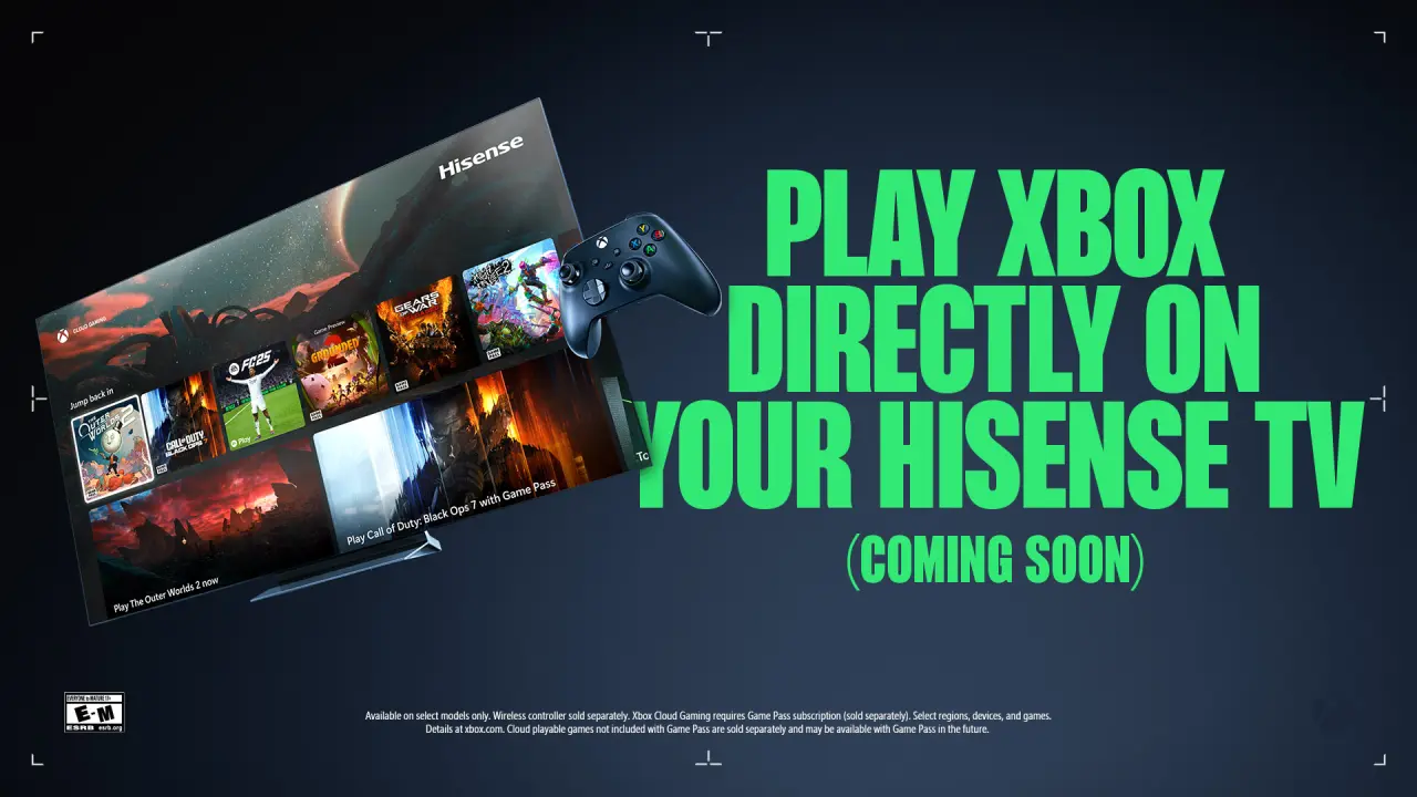 Xbox Cloud Gaming coming to Hisense and V smart TVs without a console ...