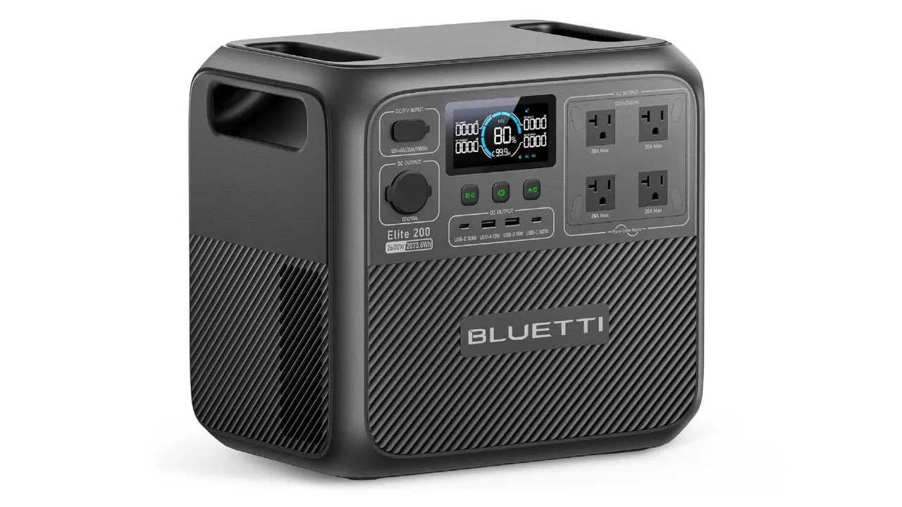 The Bluetti Elite 200 V2 power station