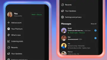 Listening activity in Spotify