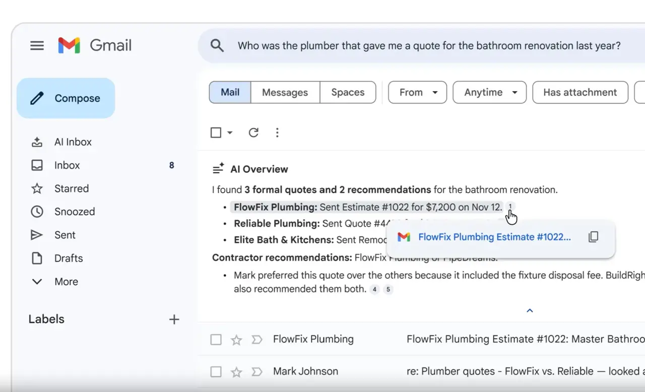 Gemini in Gmail