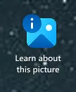 The new Windows Spotlight icon in Windows 11