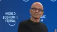 Microsoft CEO Satya Nadella at the World Economic Forum