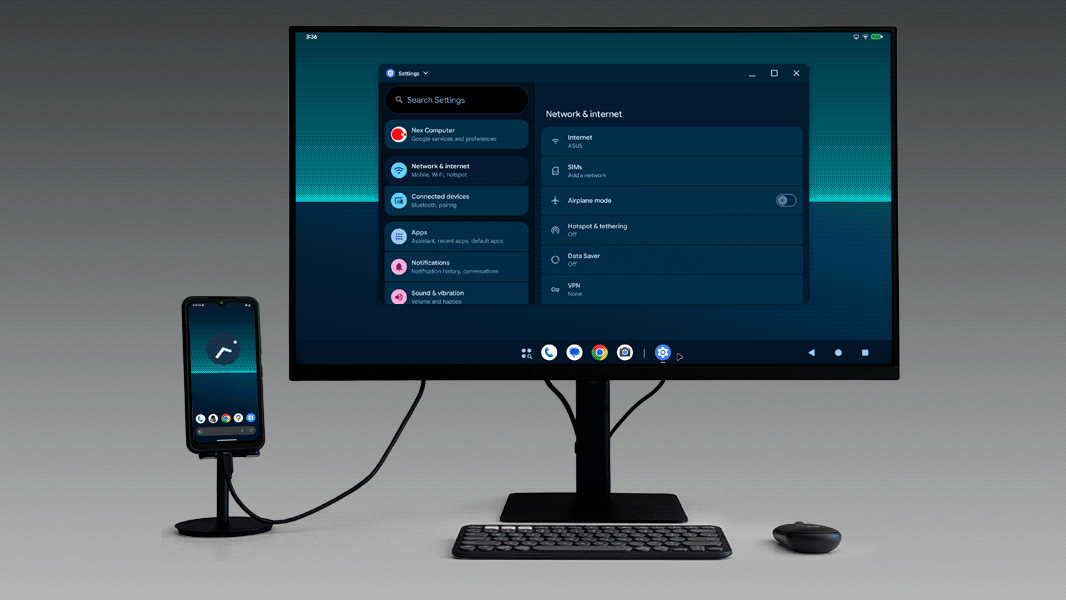 The NexPhone by Nex Computing in action