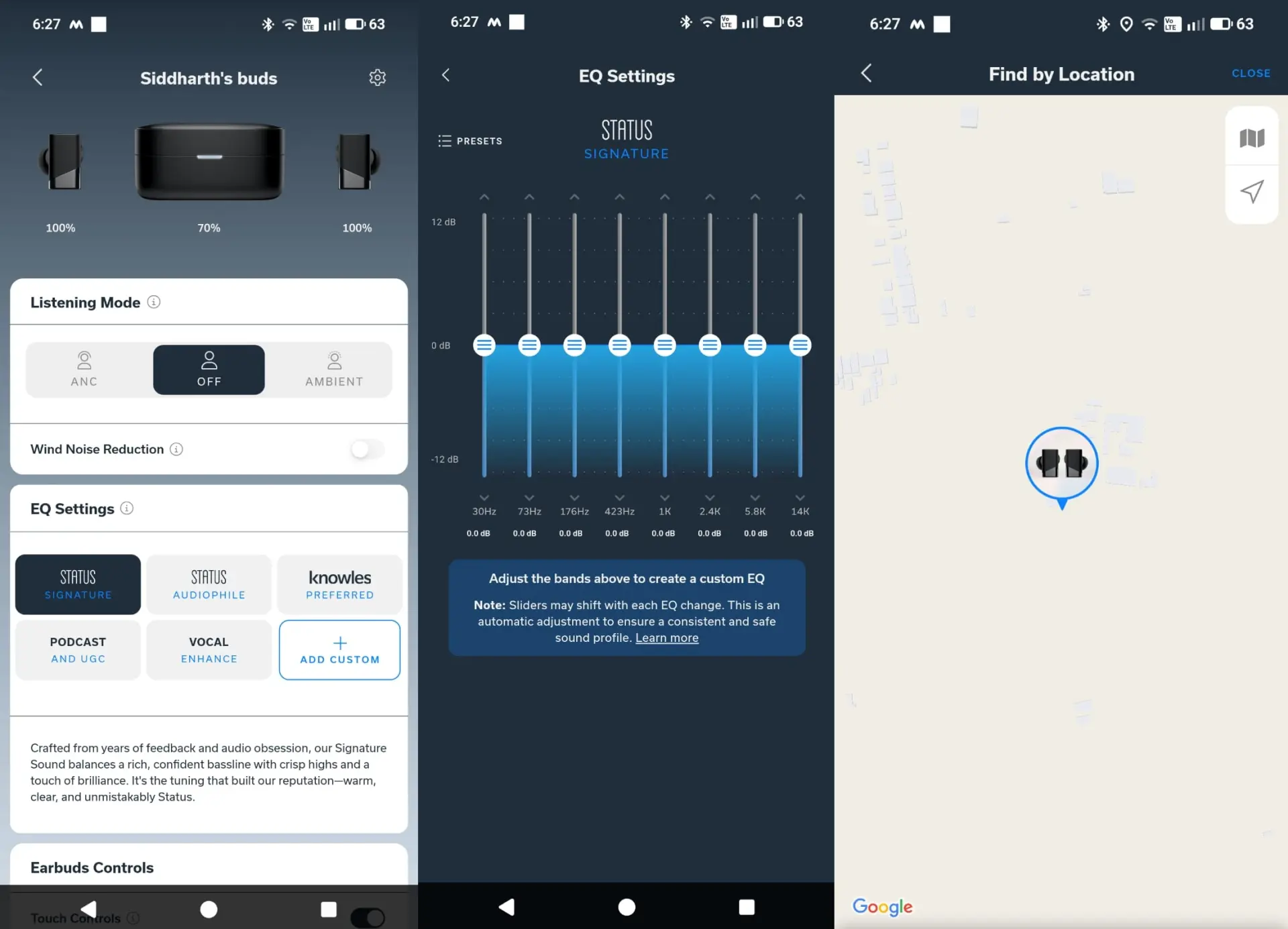 status audio app