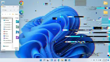 AI-generated screenshot of Windows 11 desktop