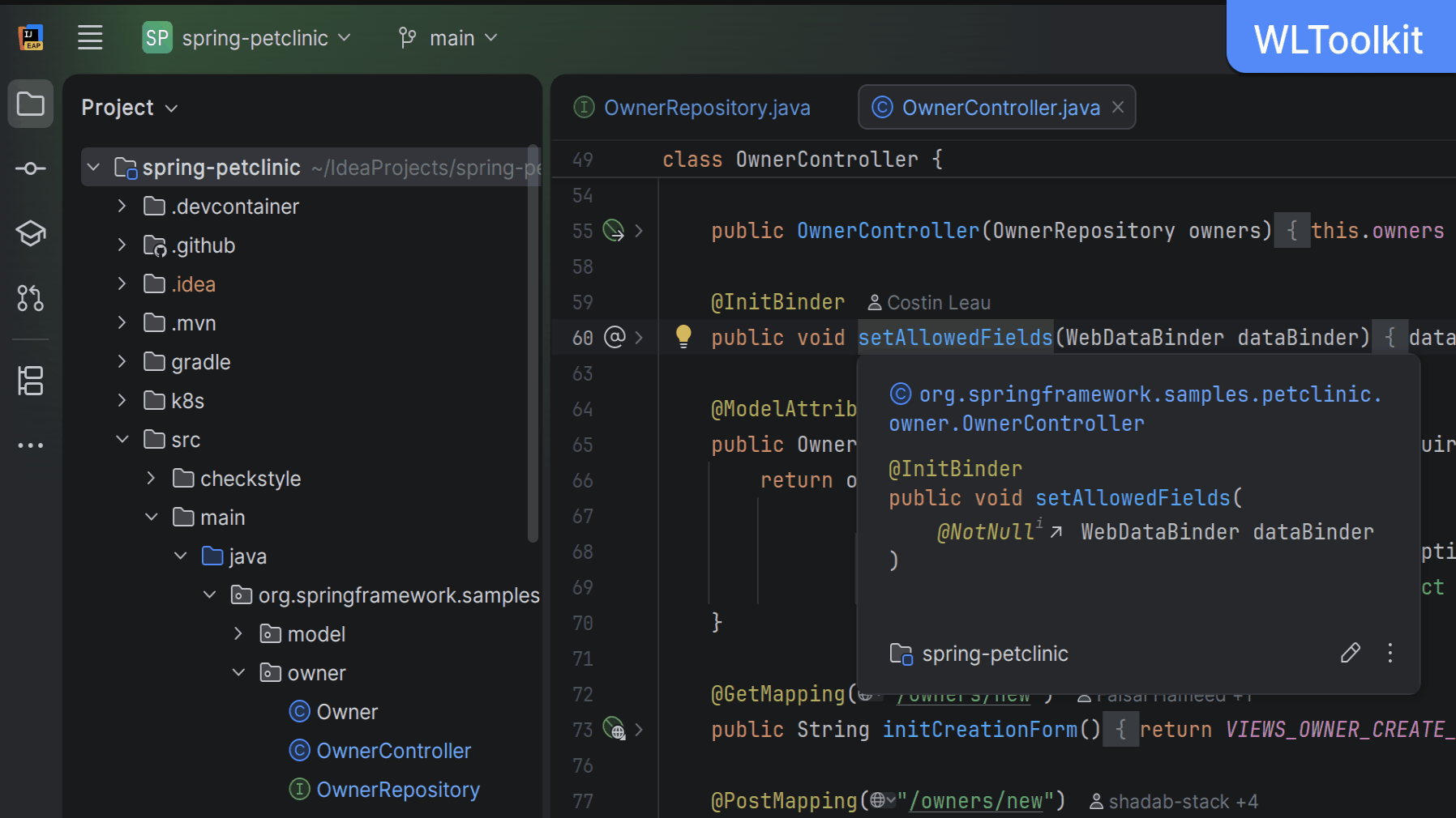GIF comparing WLToolkit and XToolkit