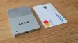 lexar touchlock device next to a credit card