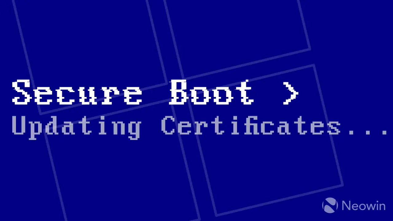 Secure Boot Certificate Update