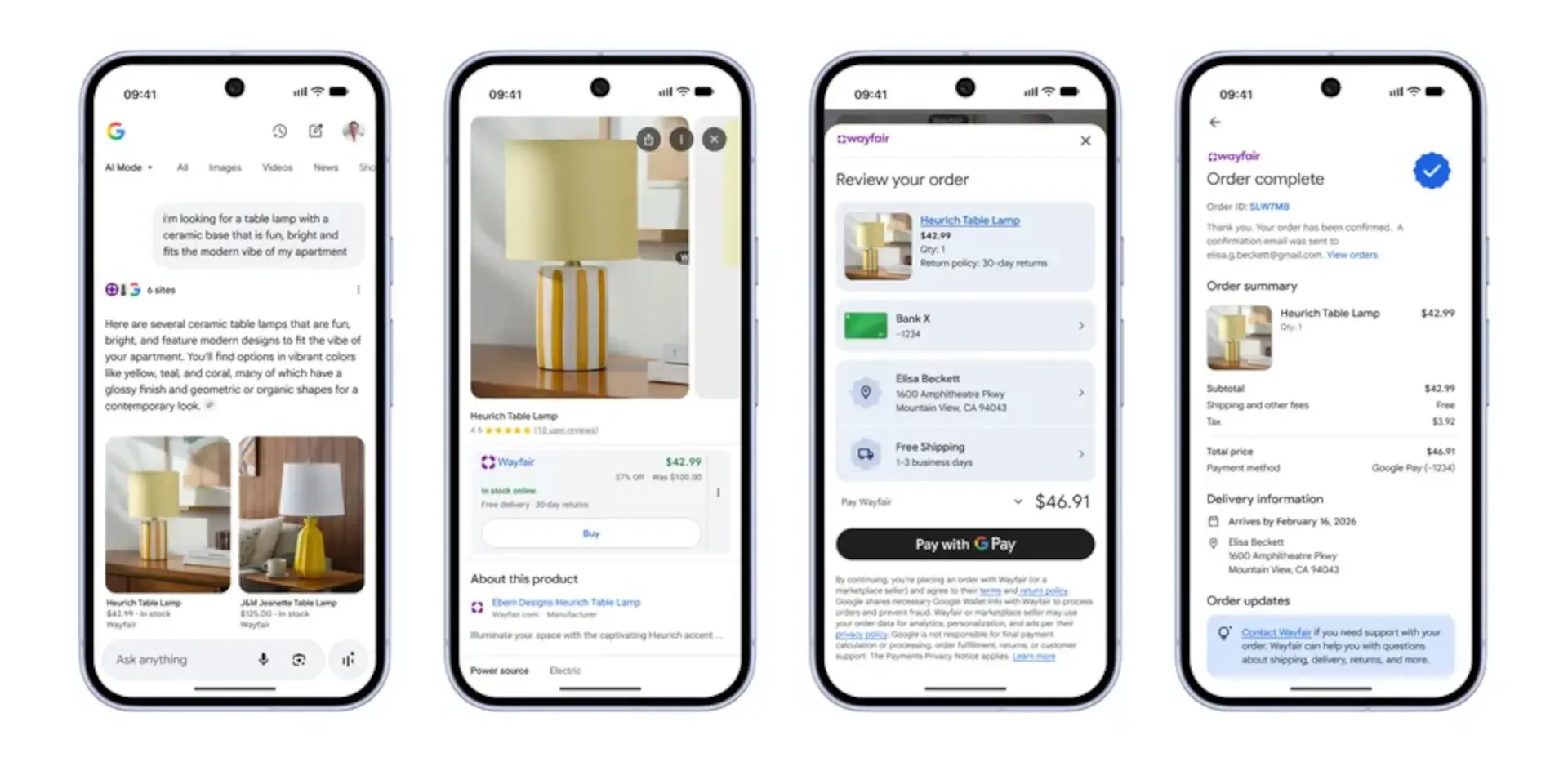 Google AI Shopping mode