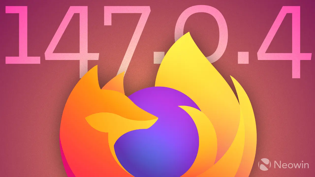 Firefox 147.0.4 behebt leere neue Tab-Seite und ein Sicherheitsproblem