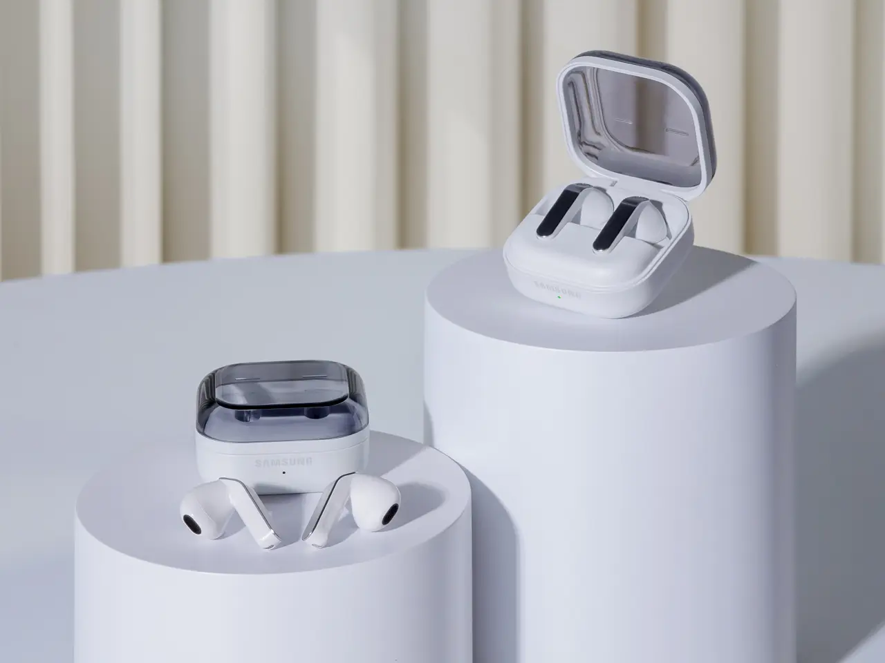 The Samsung Galaxy Buds4 and Buds4 Pro