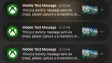 Xbox app dummy mobile test messages