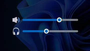 Volume Slider in Windows 11