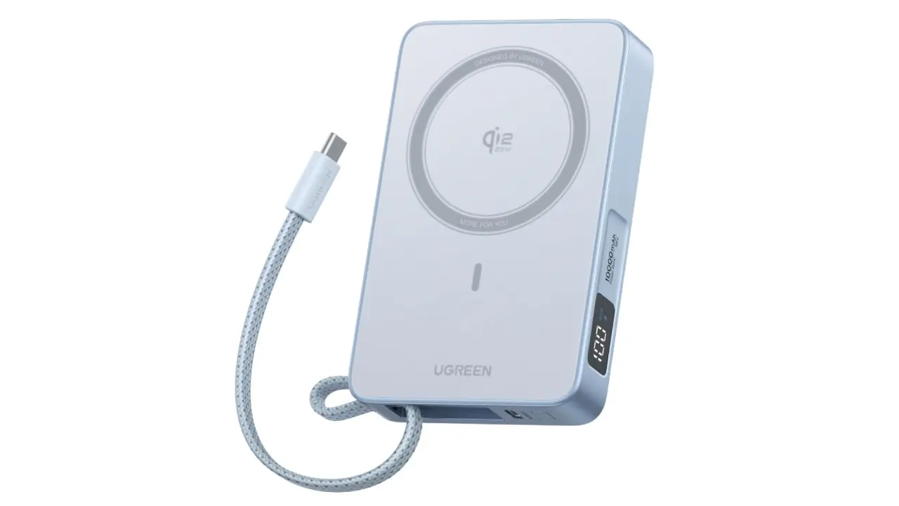 The UGREEN MagFlow power bank