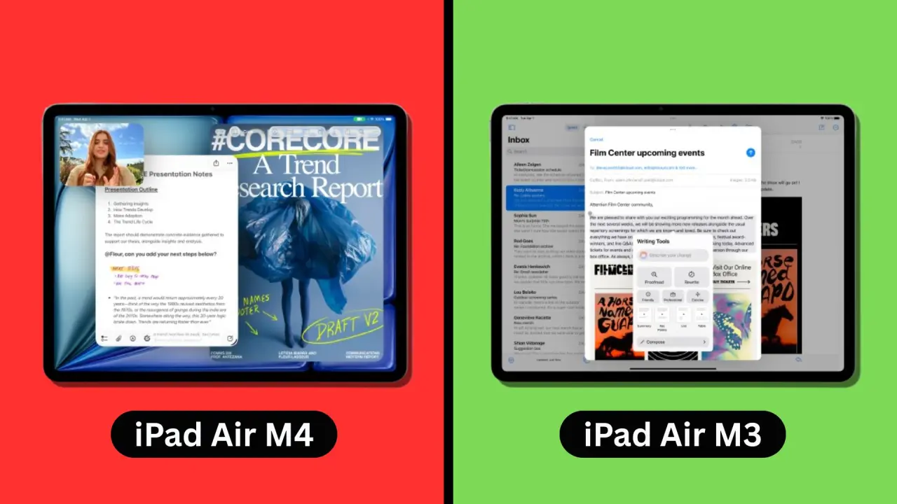 Specs Appeal: Comparing M4 iPad Air with last year’s M3 iPad Air