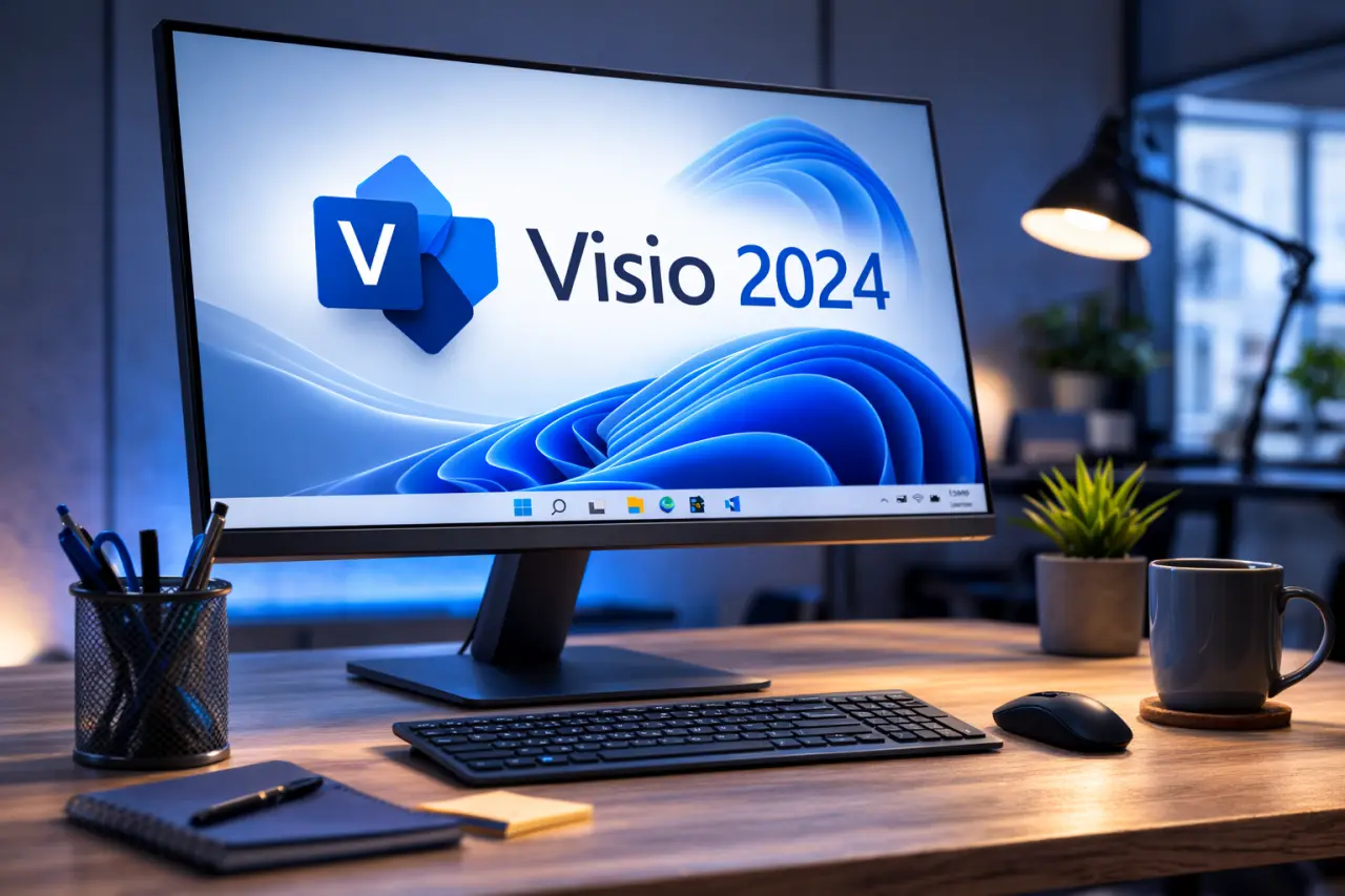 This Microsoft Visio 2024 Professional for Windows digital license is 92% off