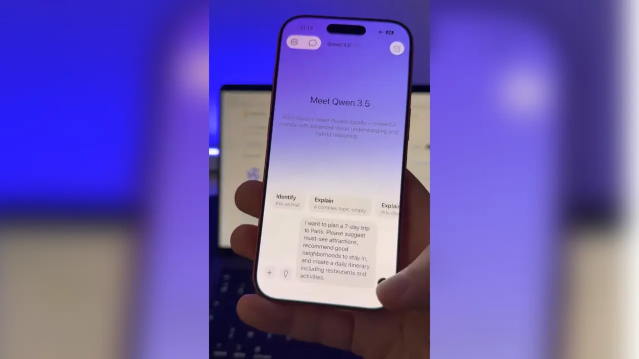 Qwen-35 2B running on Android