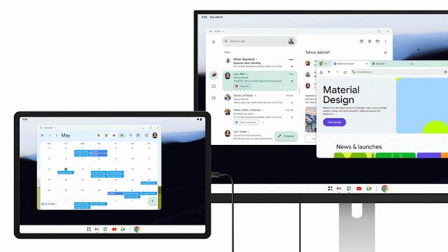 Android connected screens
