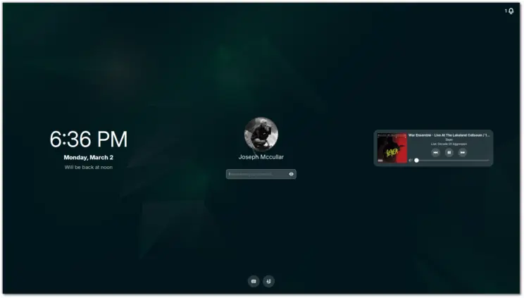 Linux Mint new screensaver
