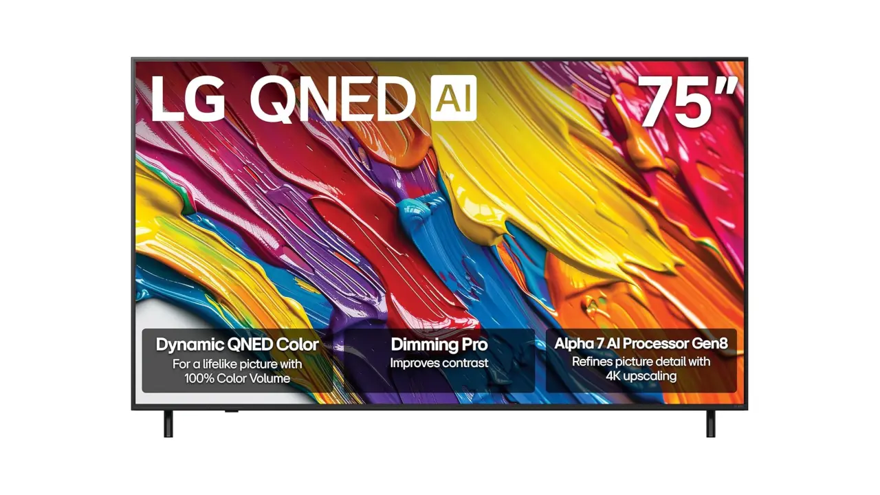The LG QNED82A 75-inch 4K TV is now at its lowest price on Amazon
