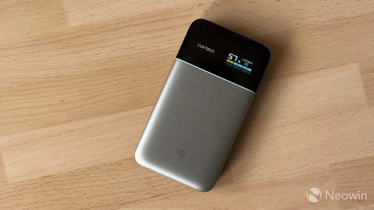 Cuktech 15 Air review: Cutting-edge battery tech in a small form factor