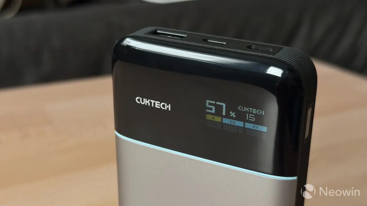 The Cuktech 15 Air power bank