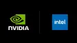 nvidia and intel logos side by side