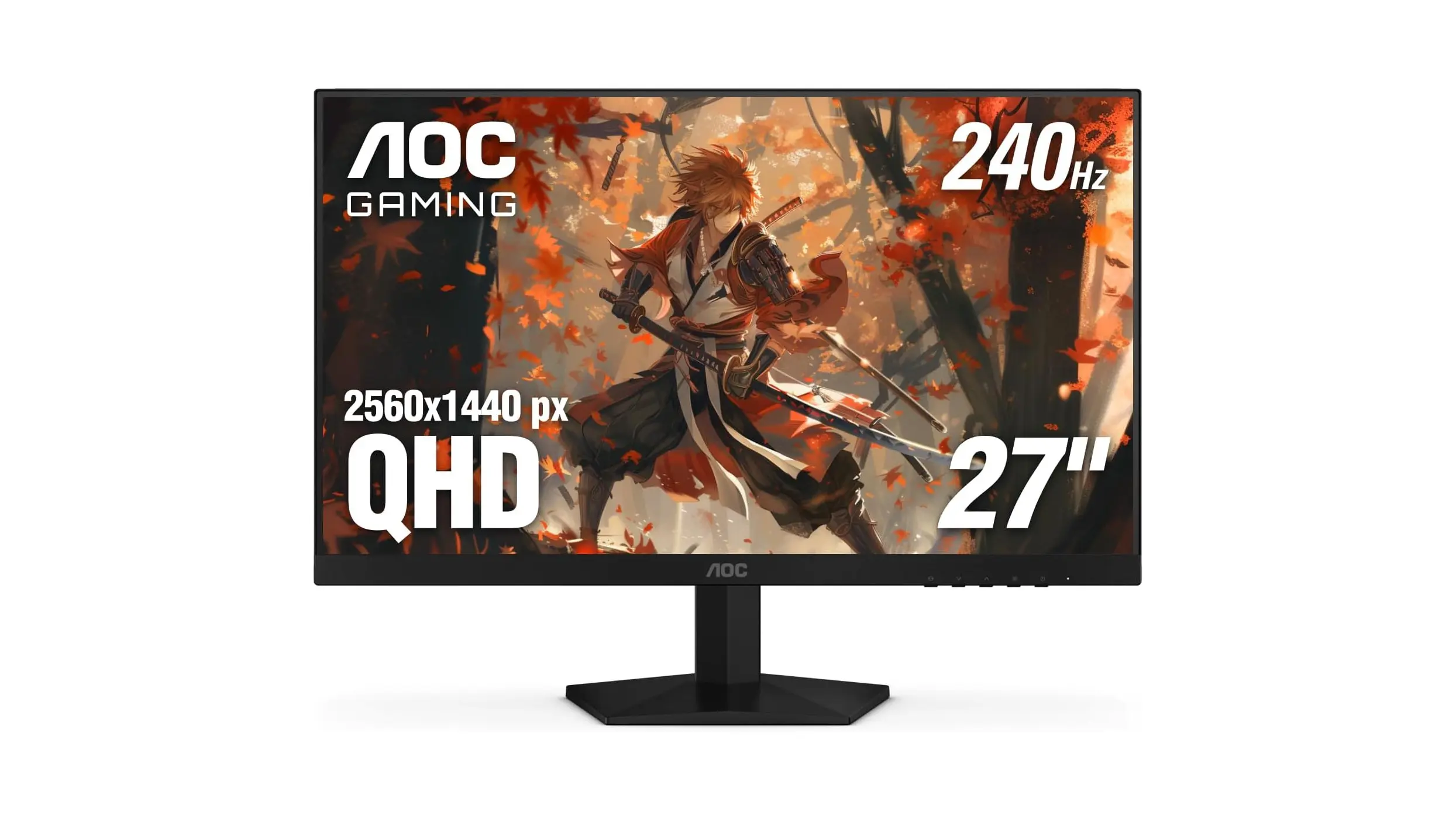 This 27-inch AOC QHD 240Hz gaming monitor is now down to its