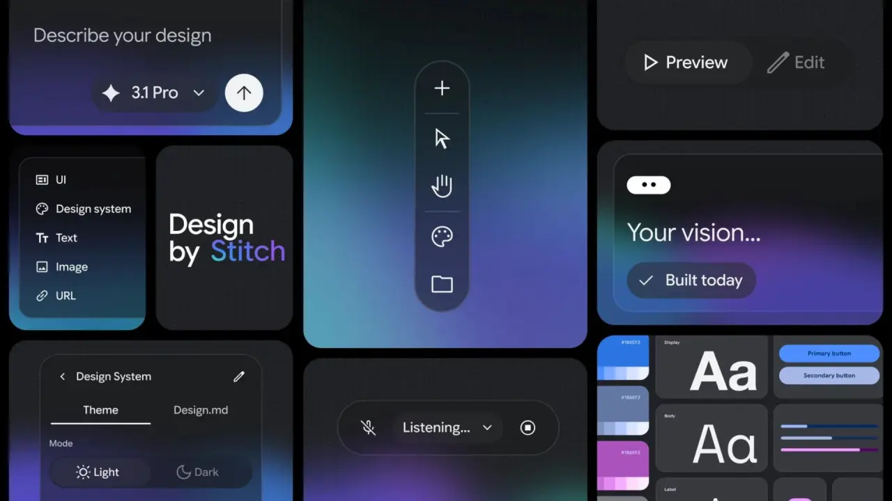 Google Stitch new update vibe design