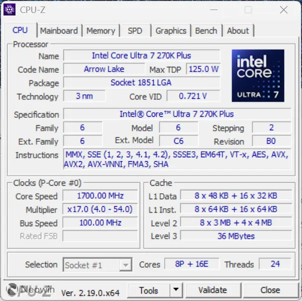 Intel Core ultra 270K plus and 250K plus Neowin review benchmarks vs Ryzen 9950X3D Core Ultra 285K