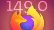 Firefox logo with version 149 behind it