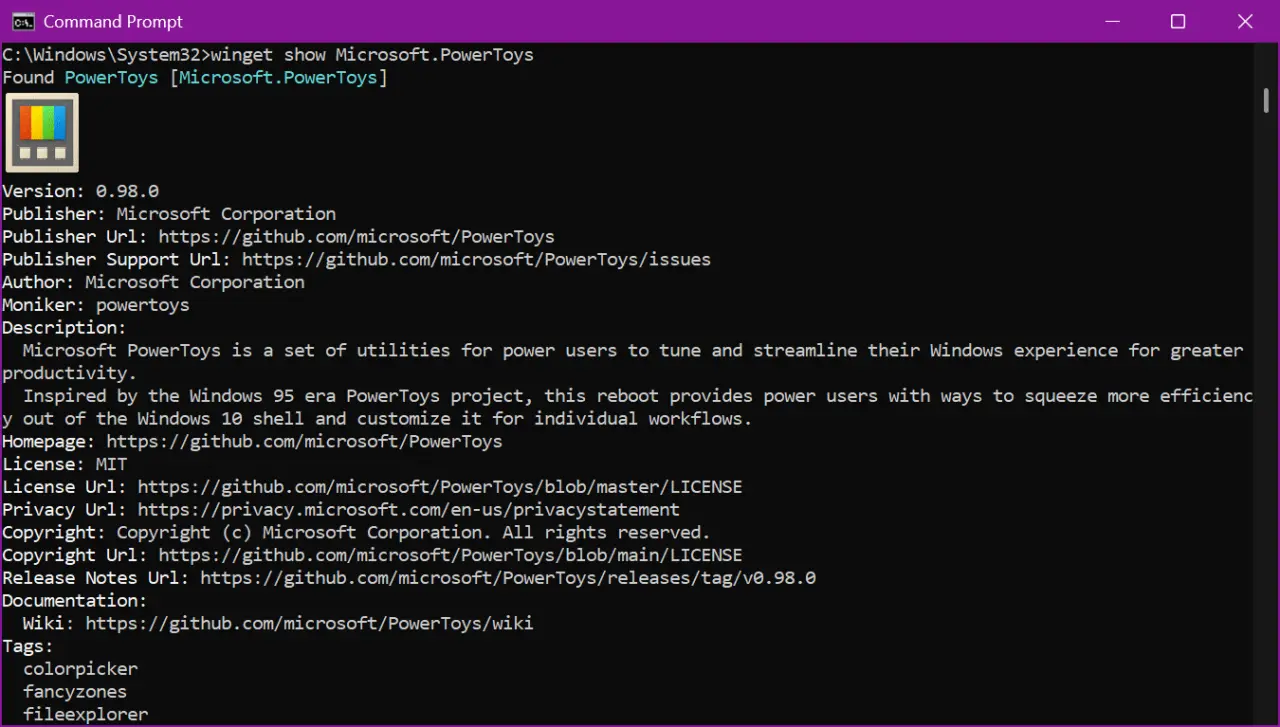 Console Host updates in build 295581000