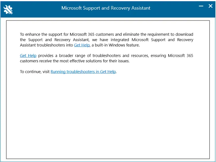 Microsoft SaRa being deprecated