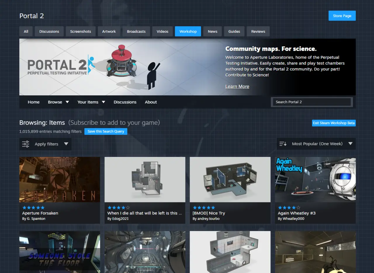 Valve is revamping Steam Workshop to improve mod discovery and Steam Deck support