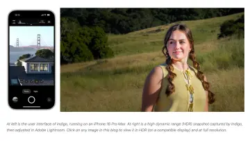 Adobe Project Indigo Camera app