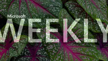 A Microsoft Weekly banner