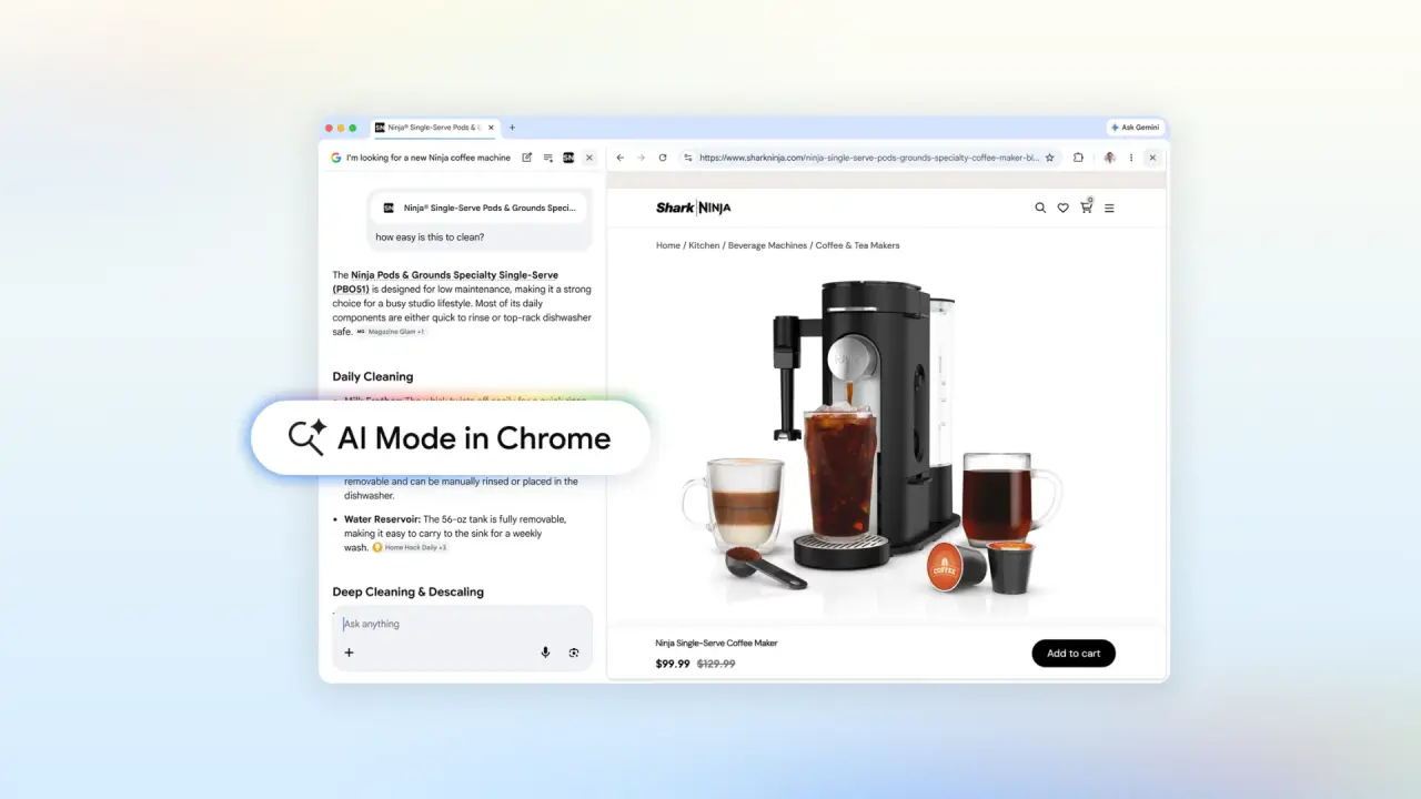 Google’s AI Mode in Chrome gets a major upgrade that fixes one of its biggest frustrations