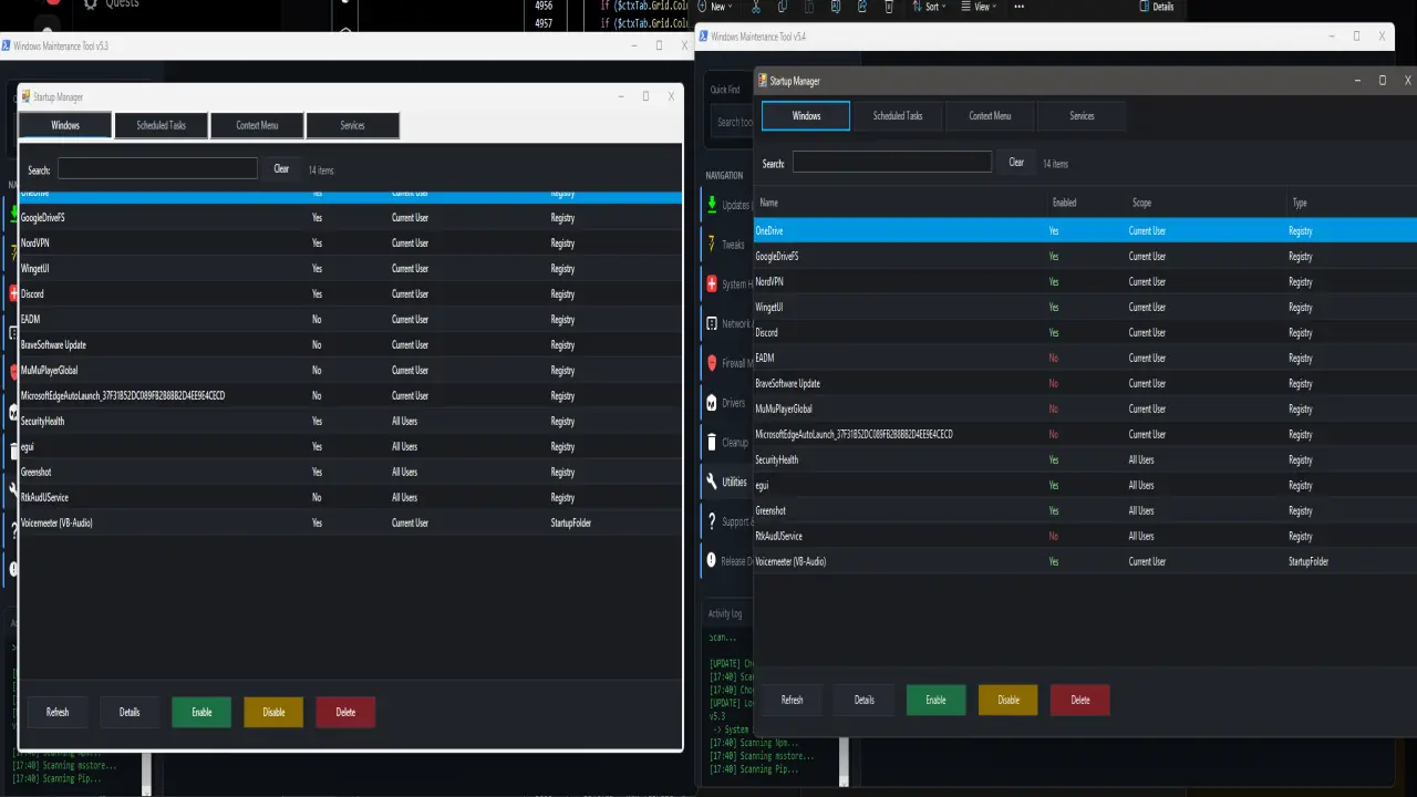 विंडोज देखभाल साधन