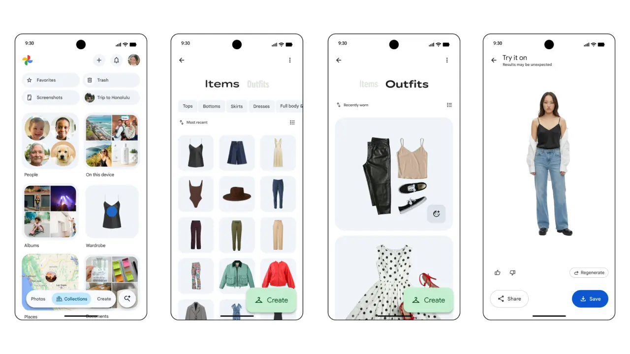 AI-powered Wardrobe in Google Photos