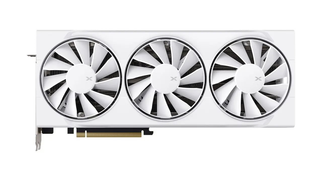 XFX Swift AMD Radeon RX 9070 OC White graphics card