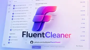 The FluentCleaner app