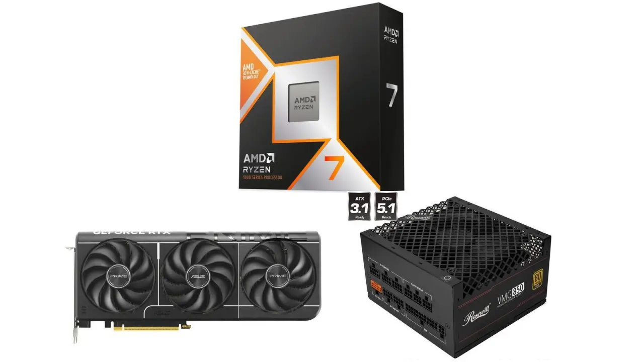 Epic कॉम्बो डील AMD Ryzen 9850X3D, Nvidia RTX 5070, आणि 850W PSU 0 च्या खाली