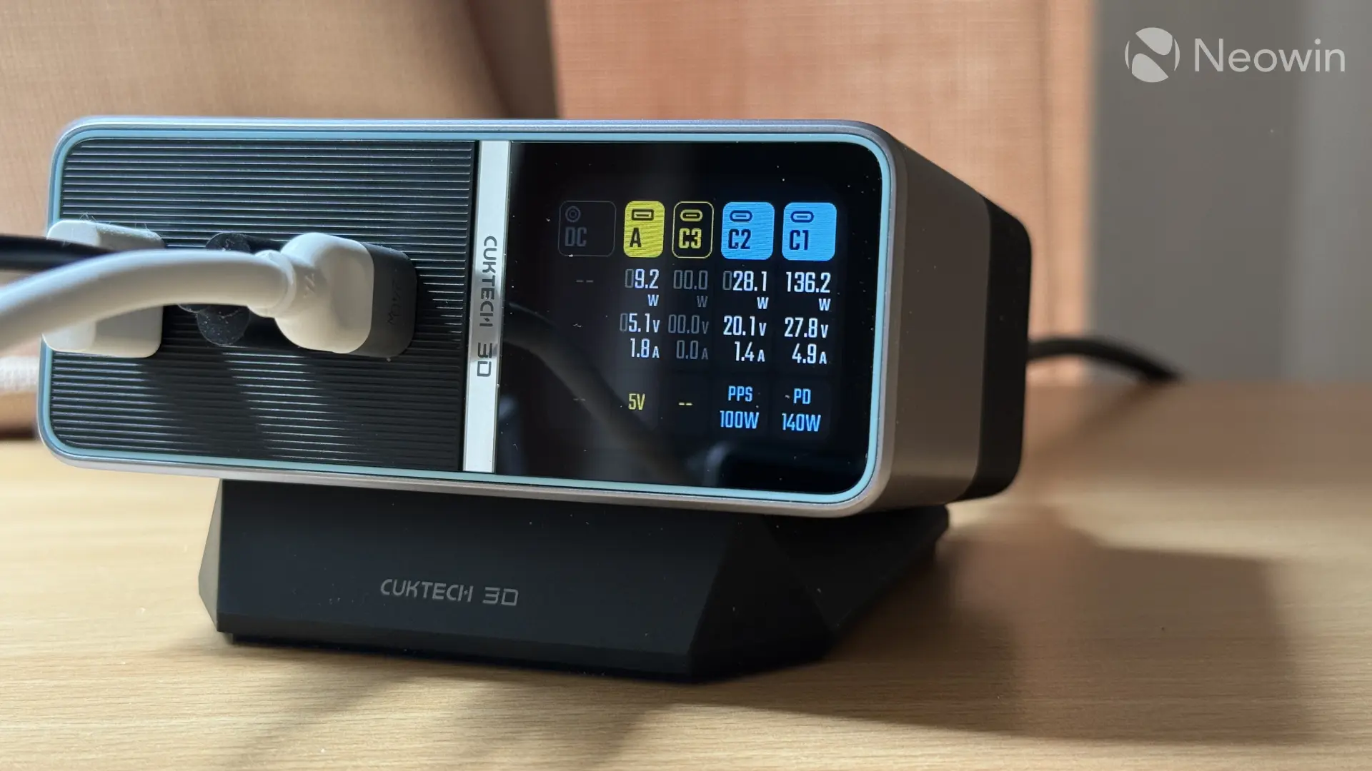 The Cuktech 30 Ultra charger