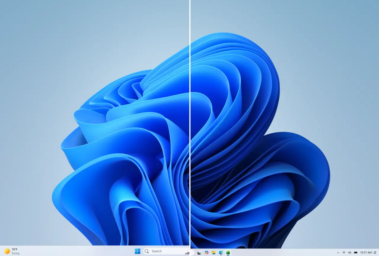 Windows 11 मध्ये अपडेटेड टास्कबार