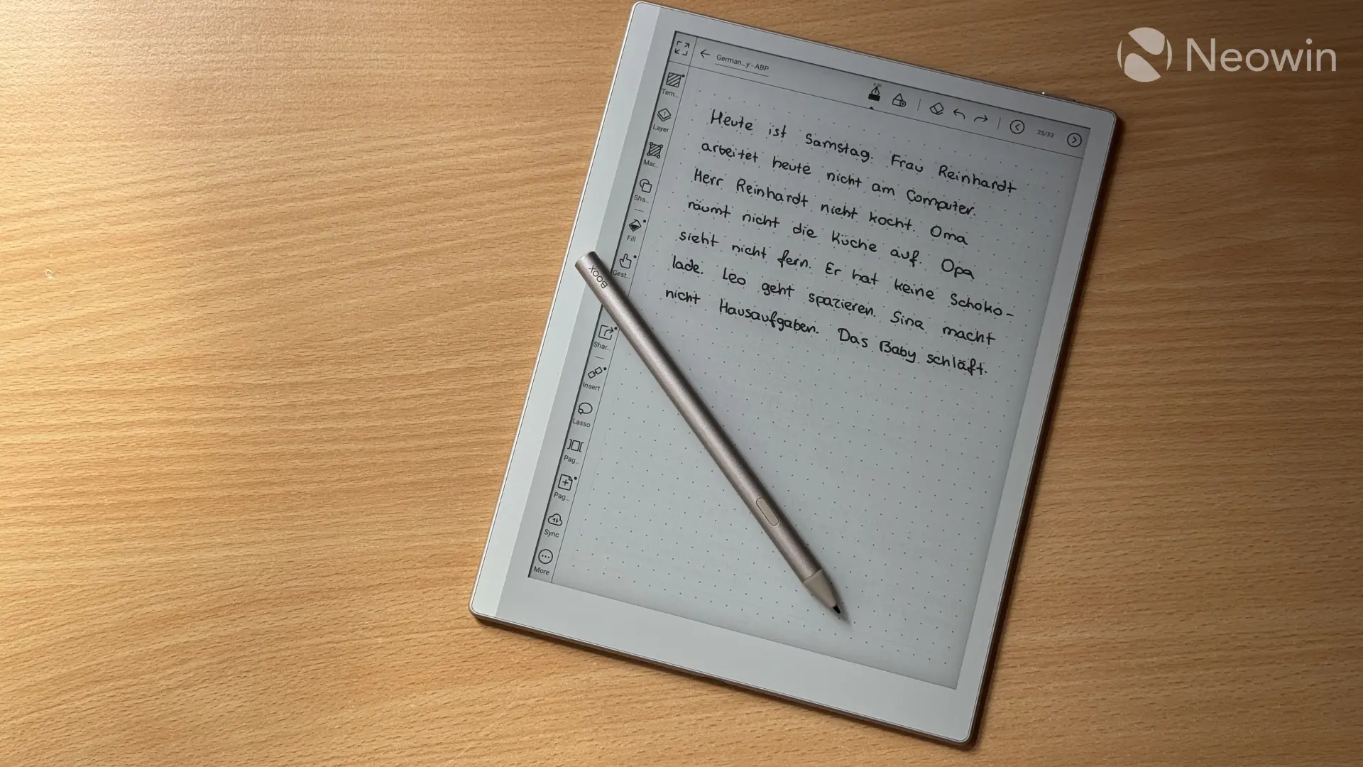 The BOOX Go Gen 2 Lumi tablet